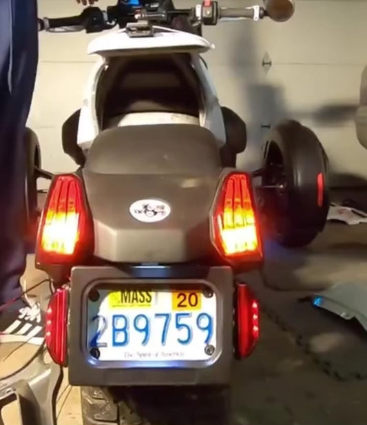 Motorcycle Stealth Plates (Europe/Australia) Standard